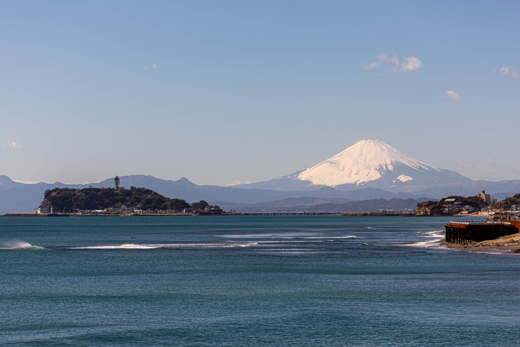 富士山恋し　稲村ケ崎