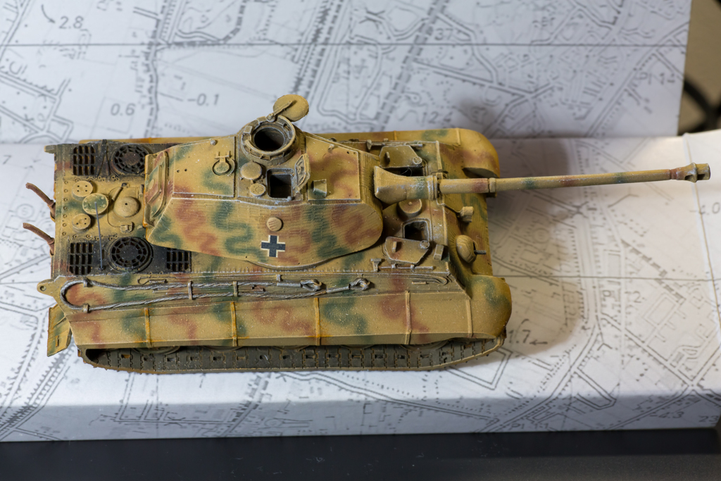 撮り直しタイガー２戦車ポルシェ製造