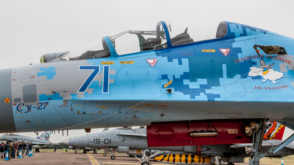 ウクライナのSu-27