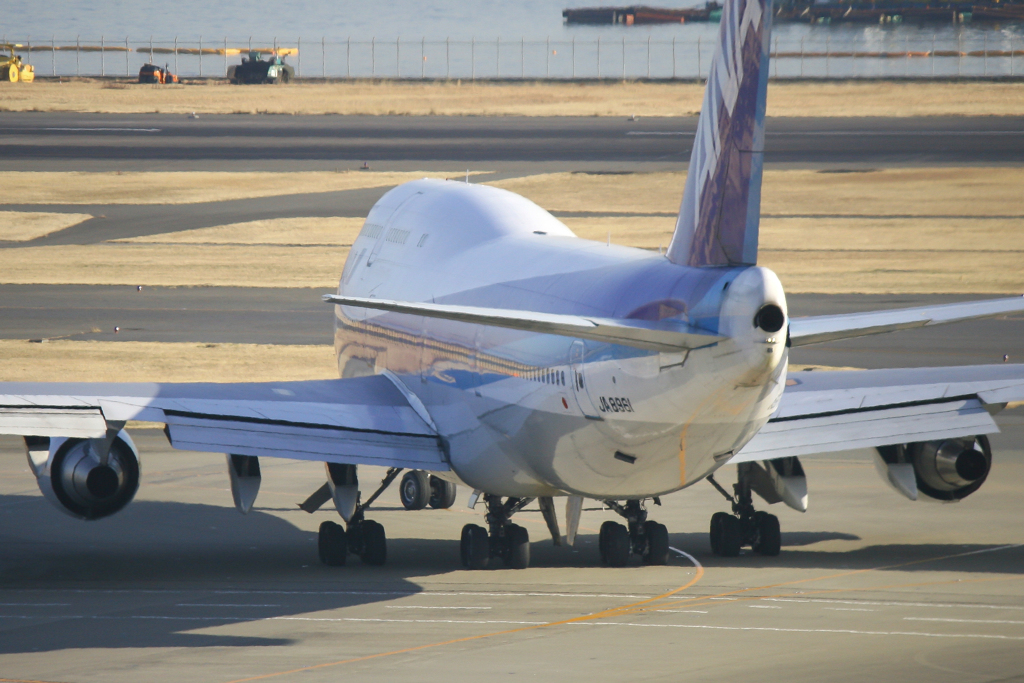 羽田の747-400