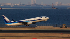 西日の羽田空港３