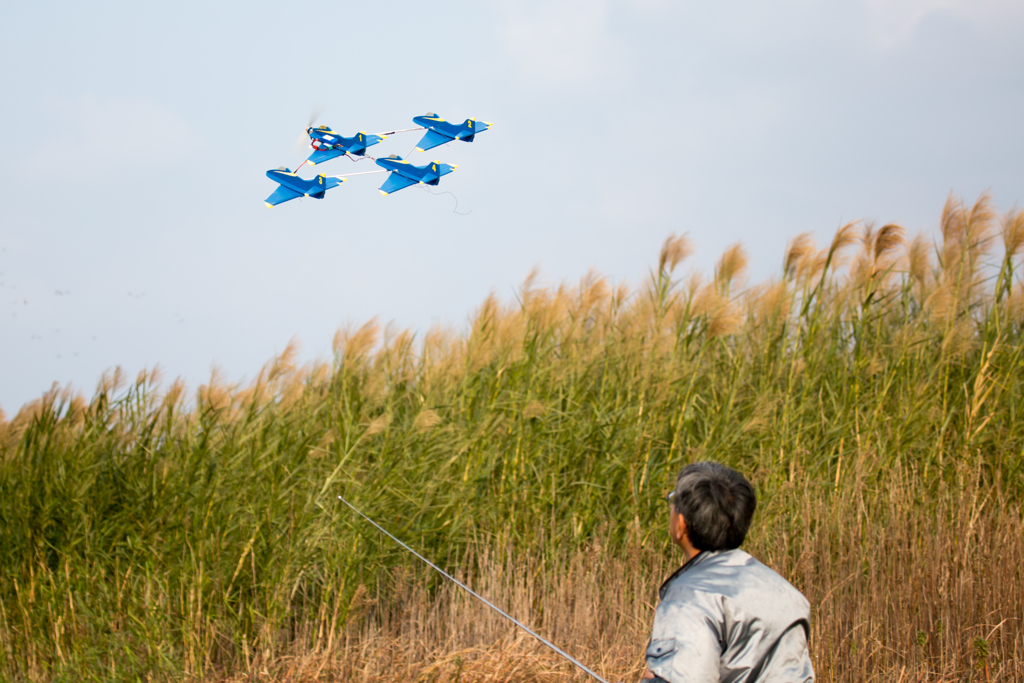 ダイヤモンド編隊飛行１