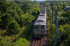 千歳線　美々ー沼ノ端間