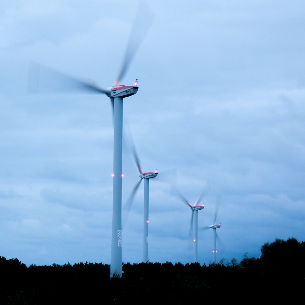 プロペラ回転中