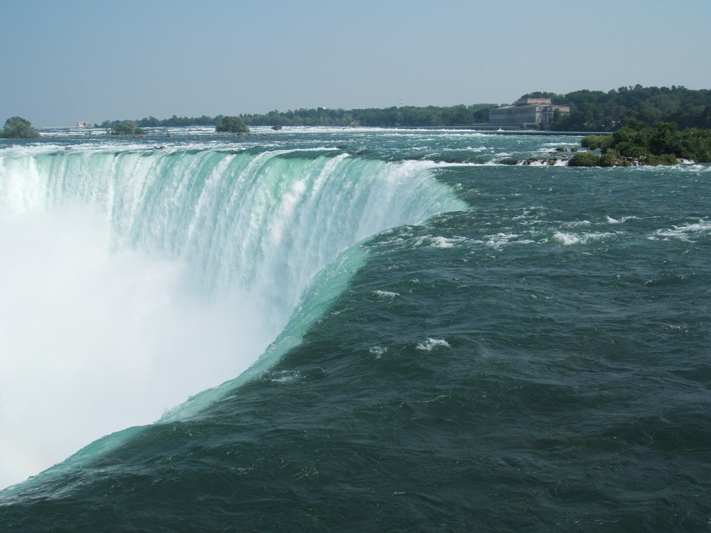 ナイアガラフォールズ　カナダ滝見