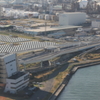 羽田空港の飛行機撮影ポイントですね（右の堤防下）