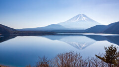 本栖湖と富士山　20260222
