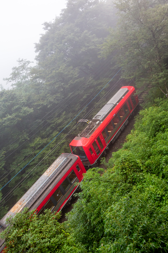 箱根登山鉄道は動いています