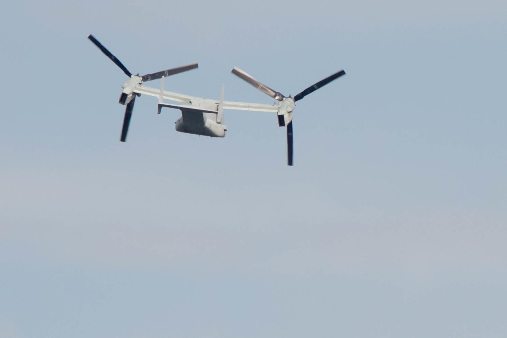 V-22 オスプレイ離陸　ヒコーキになりました