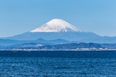 富士山冠雪