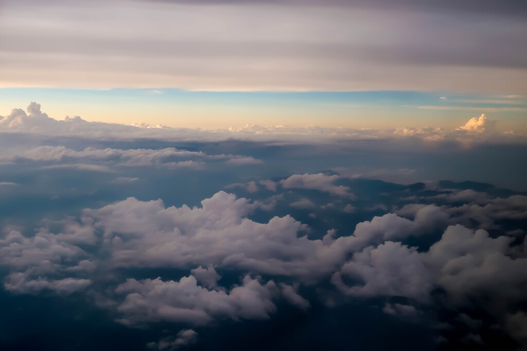 南アルプス上空