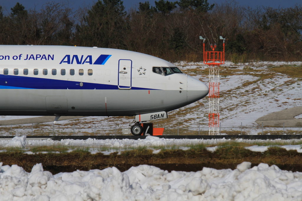 雪が止み晴れました。