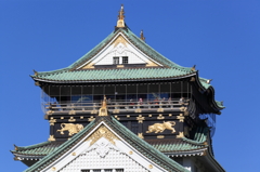 大阪城はほとんど外国人