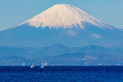 葉山の富士山