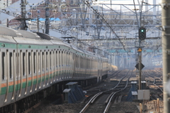 横浜駅は線路が・・・東海道線