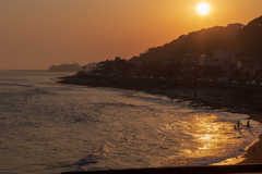 稲村ケ崎　夕陽