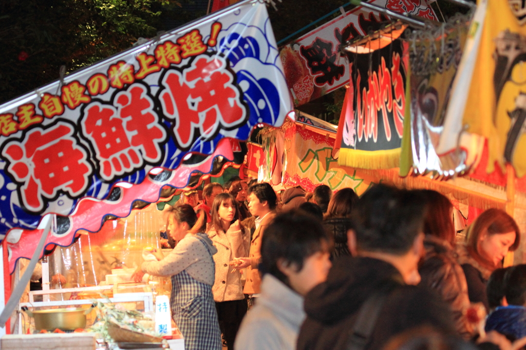 寒川神社夜店