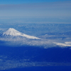 雪景色の富士三景