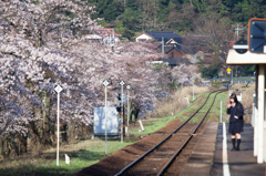 大岩駅　汽車通学　スマホ