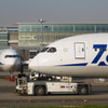 787が寄ってきた