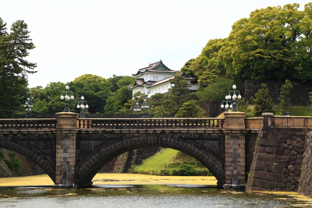 二重橋ではなくて正門石橋