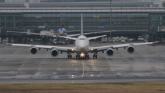 小雨模様の羽田１