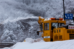大山雪降り２