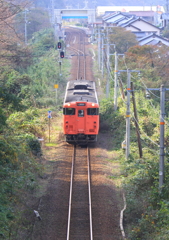 山陰線の秋