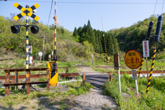 福部ー鳥取　踏切　軽自動車通行禁止？