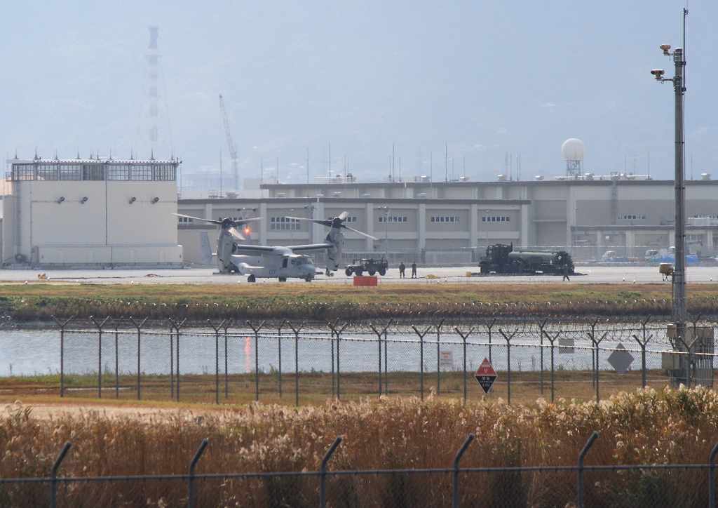 米軍基地らしい感じ