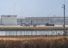 米軍基地らしい感じ