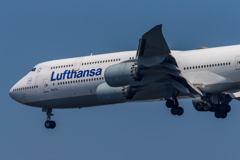 羽田空港　B747-8 Lufthansa