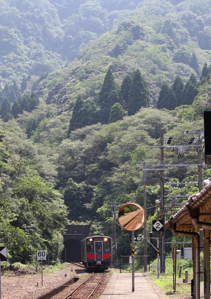山陰本線居組駅