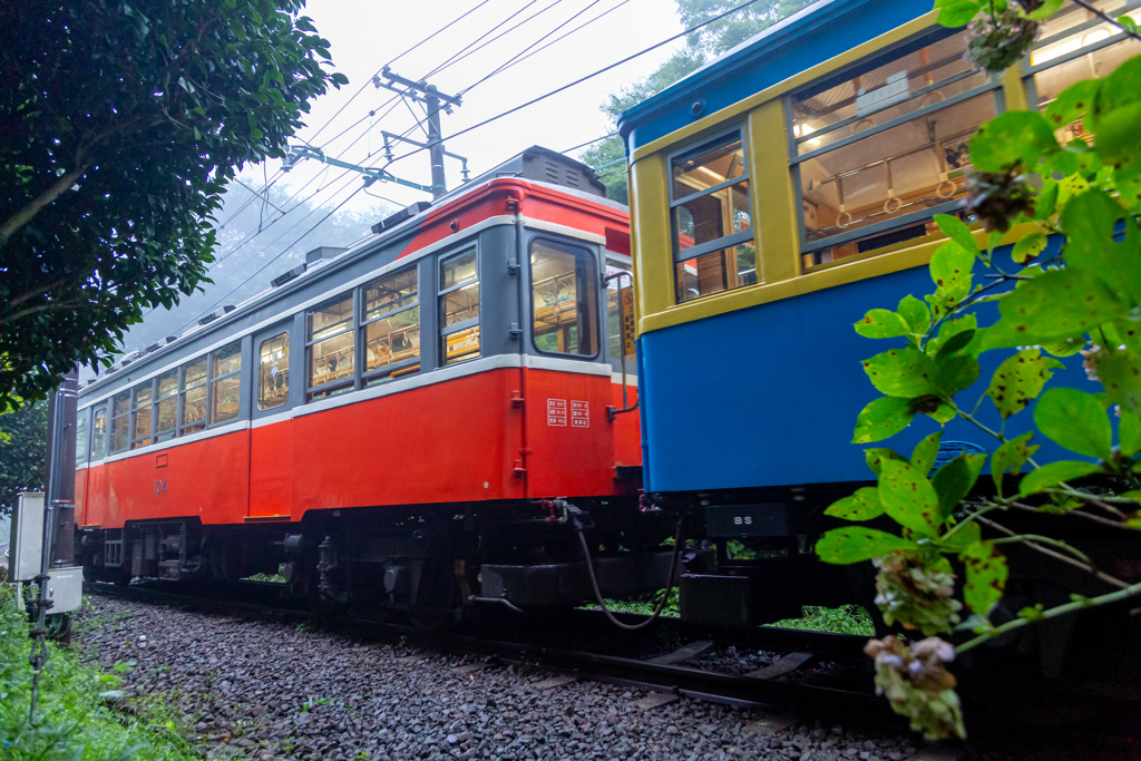 箱根登山鉄道は動いています