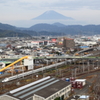 富士山と東静岡駅