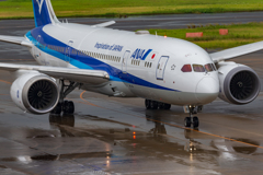 雨の羽田空港１