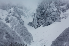 大山雪降り３