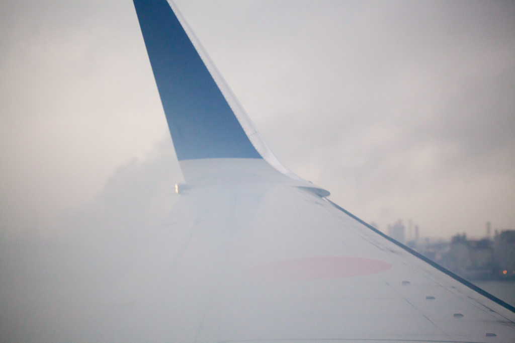 ベイパーを飛行機側から見ると