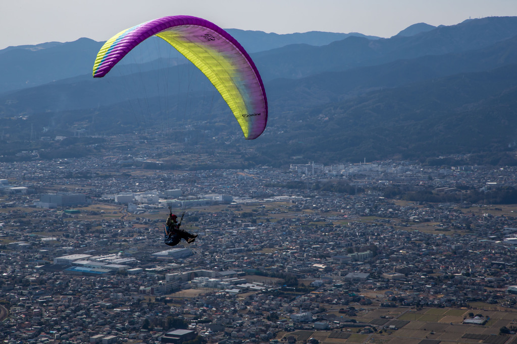東名の松田上空を散歩