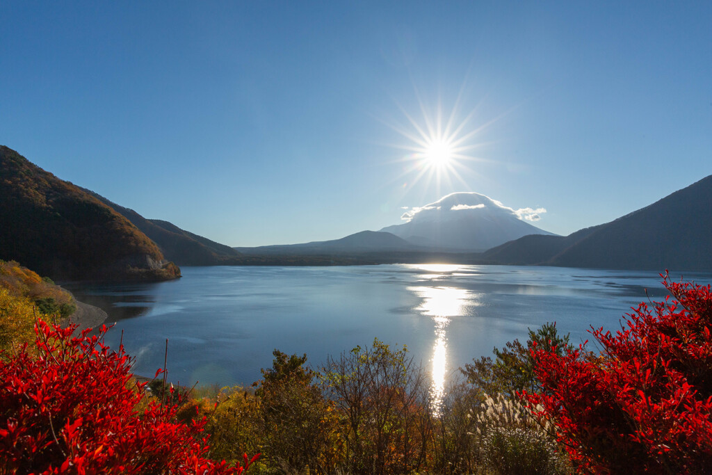 釣り天国　本栖湖　山梨県