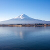 河口湖と富士山　20260222