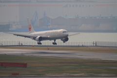 普通の綺麗な着陸でした。