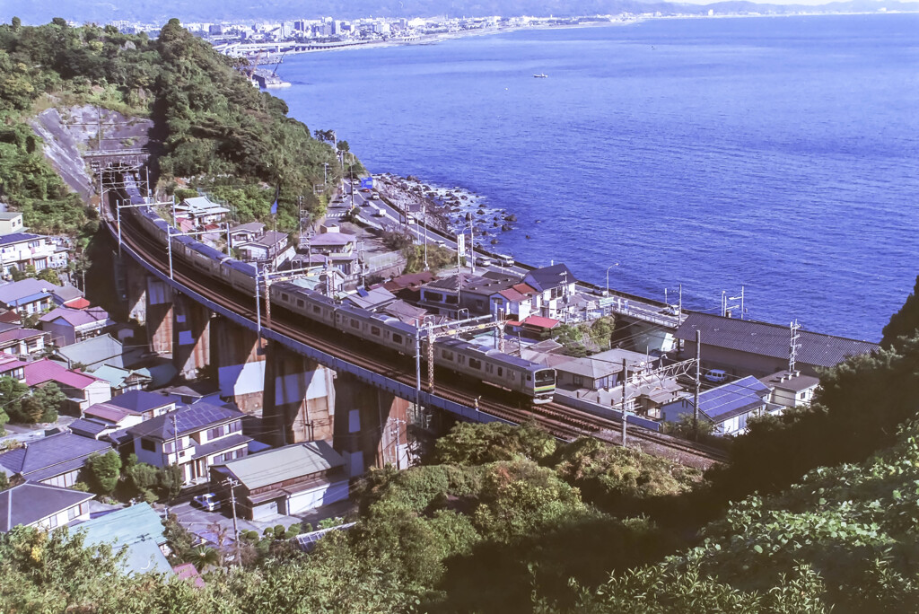 東海道　石橋　相模湾