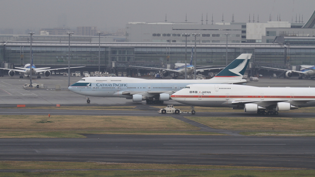 キャセイと政府専用機