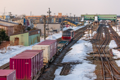 長万部駅　風景