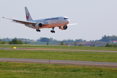 JAL　B767　着陸前