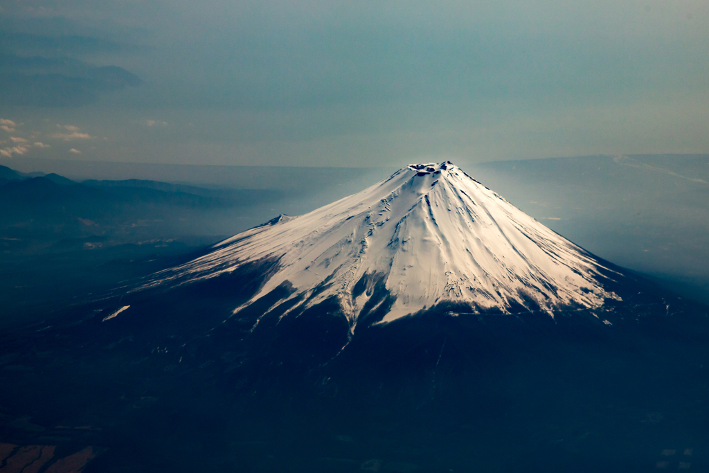 羽田往復　富士山