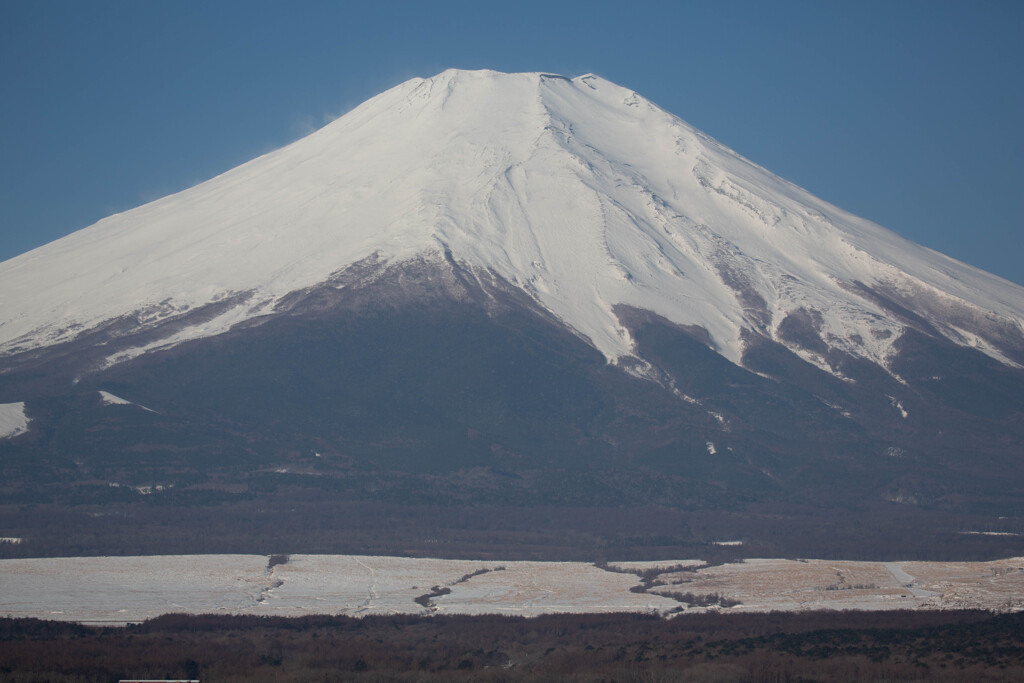 山中湖からの富士山