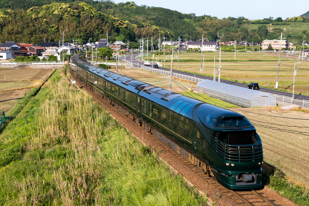 山陰線　倉吉方面　瑞風