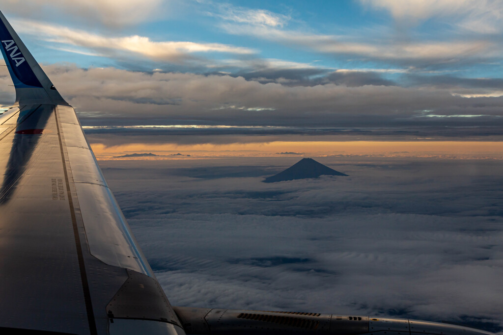 富士山2つ